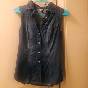 Guess jean tank